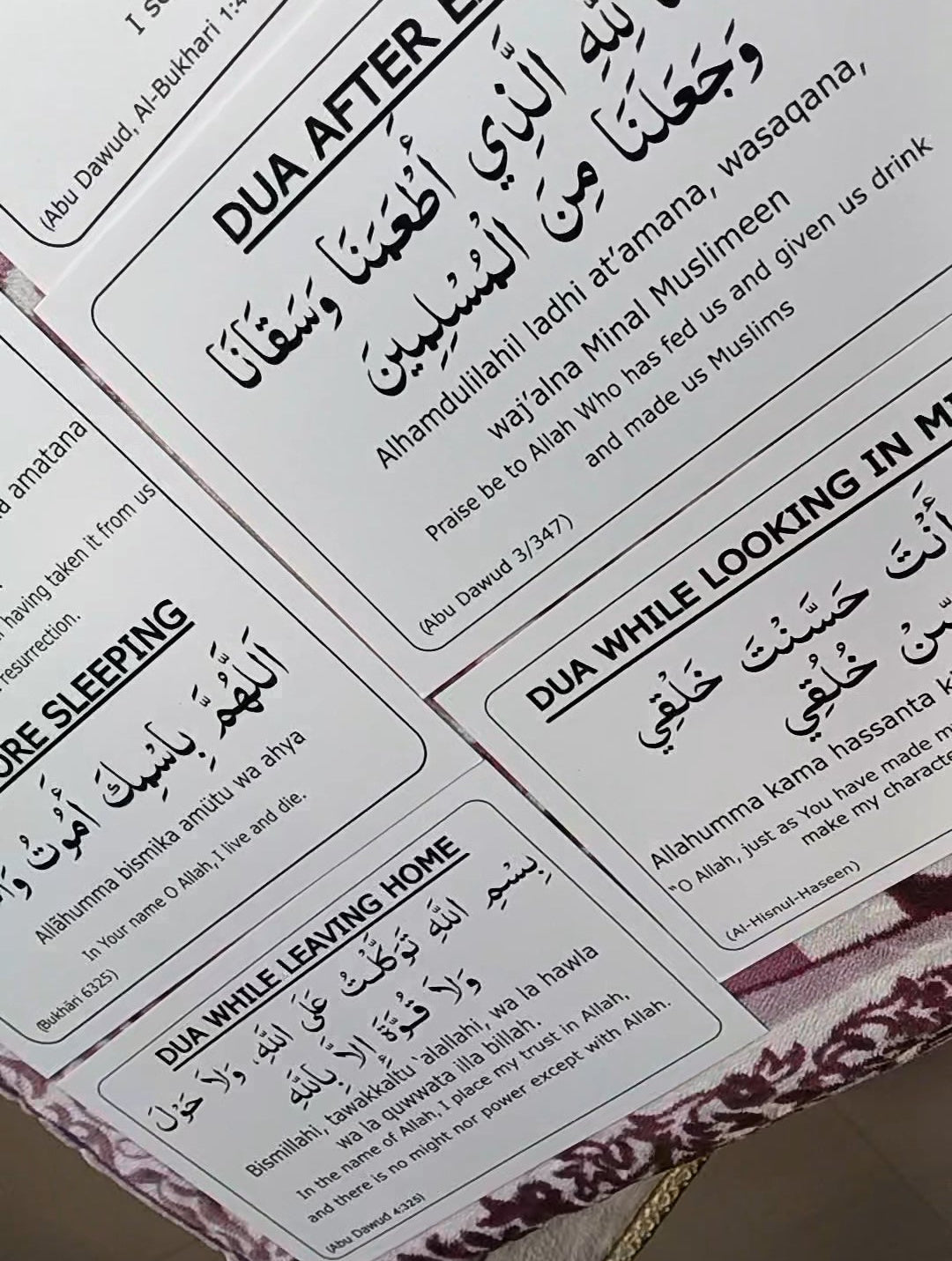 English Dua Stickers